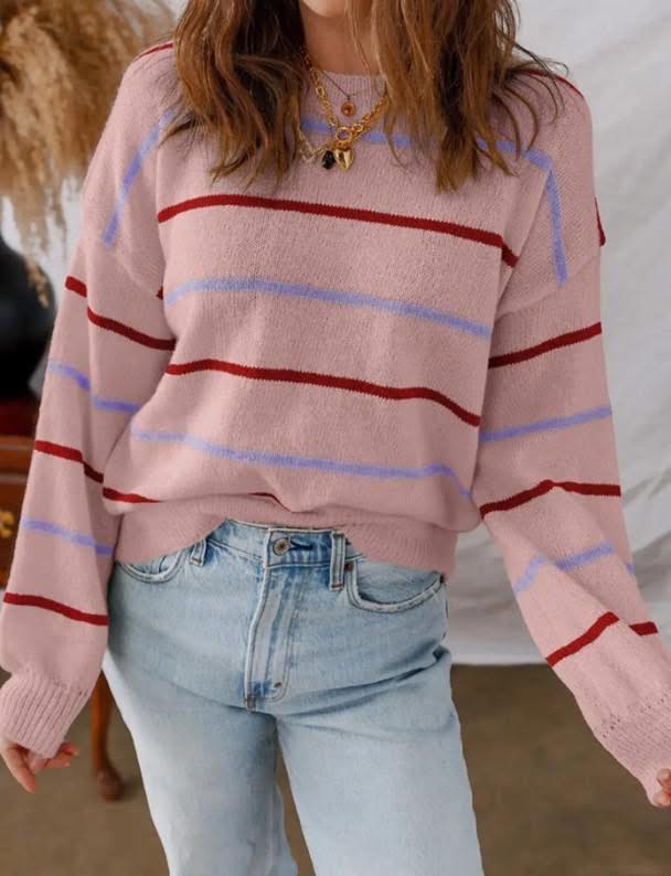 Striped Pullover Sweater