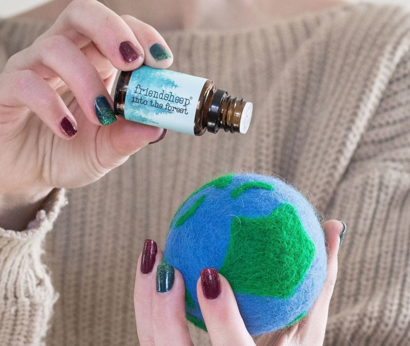Wool Dryer Balls - Earth