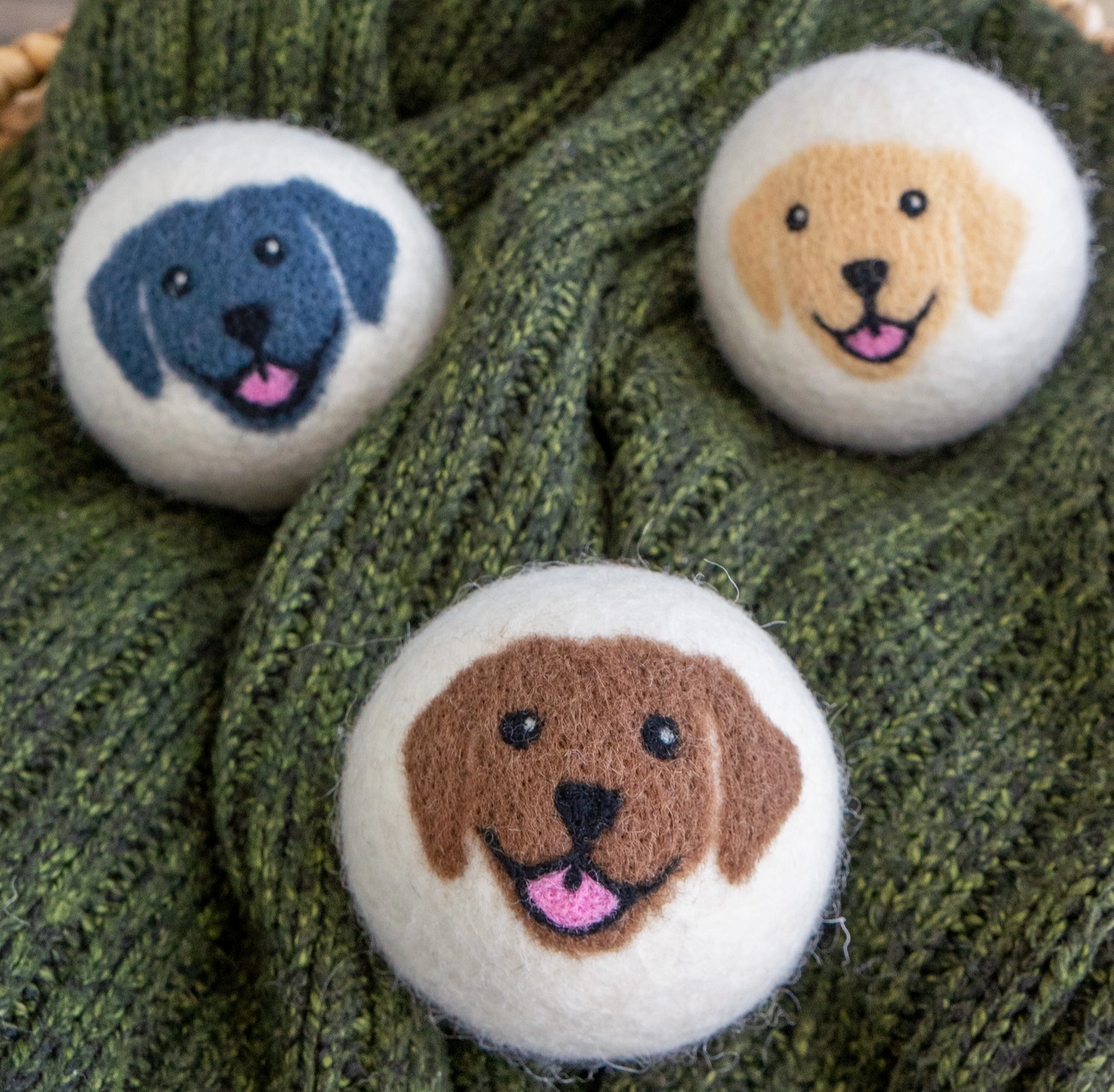 Wool Dryer Balls - Dogs