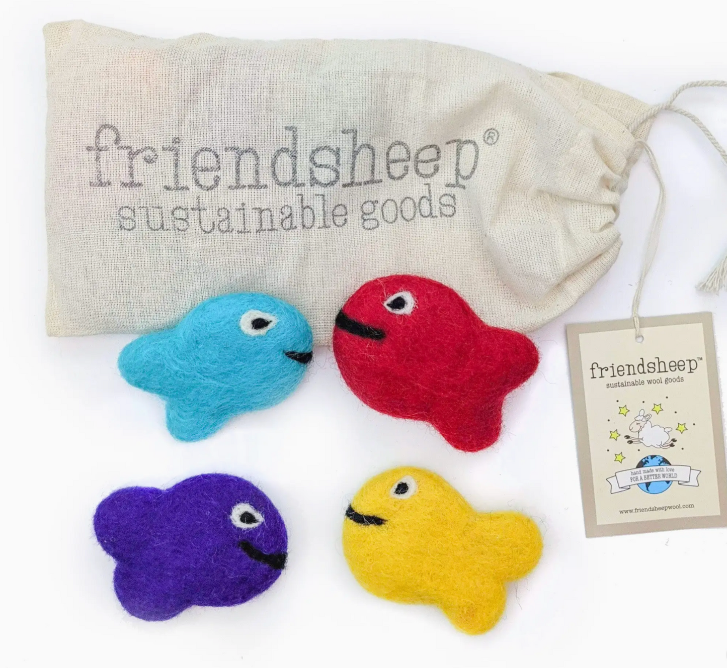 Wool Pet Toys / Fresheners - Fish