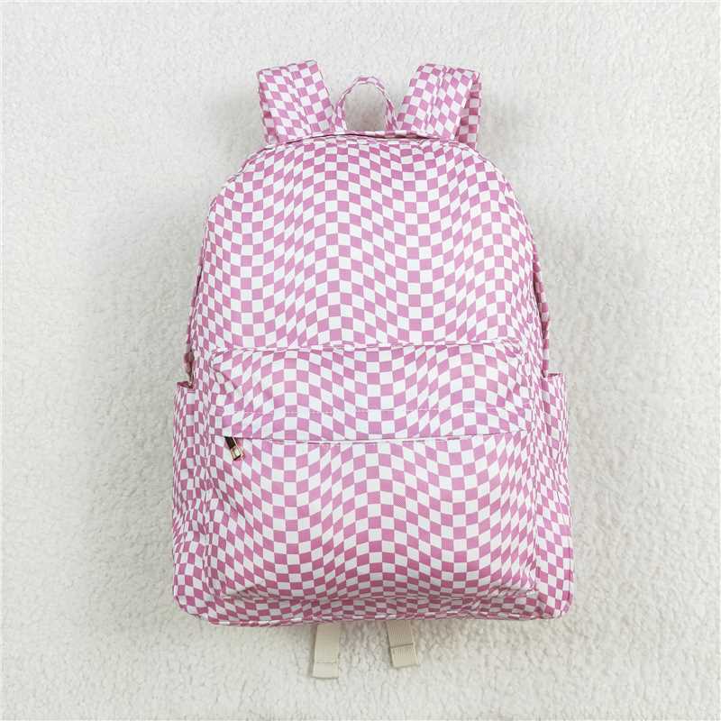 Backpack - Pink Check