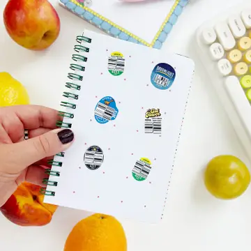 Fruit Sticker Journal Book