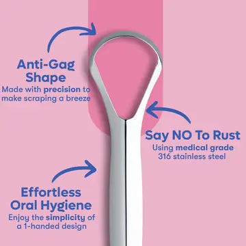 Stainless Steel Tongue Scrapers