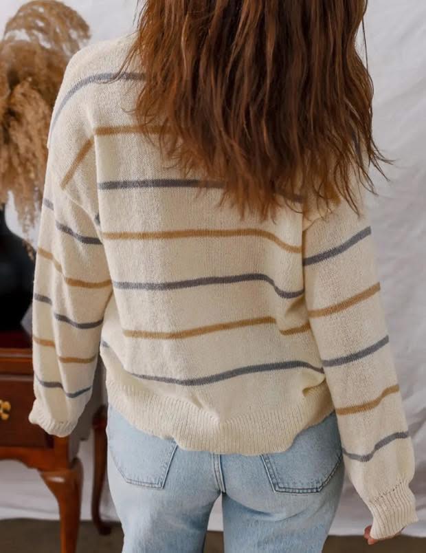 Striped Pullover Sweater