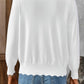 Lightweight Scalloped V Neck Cardigan