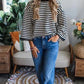Boxy Lace Flare Drop Sleeve Blouse