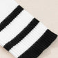 Ribbed Slim Striped Sweater