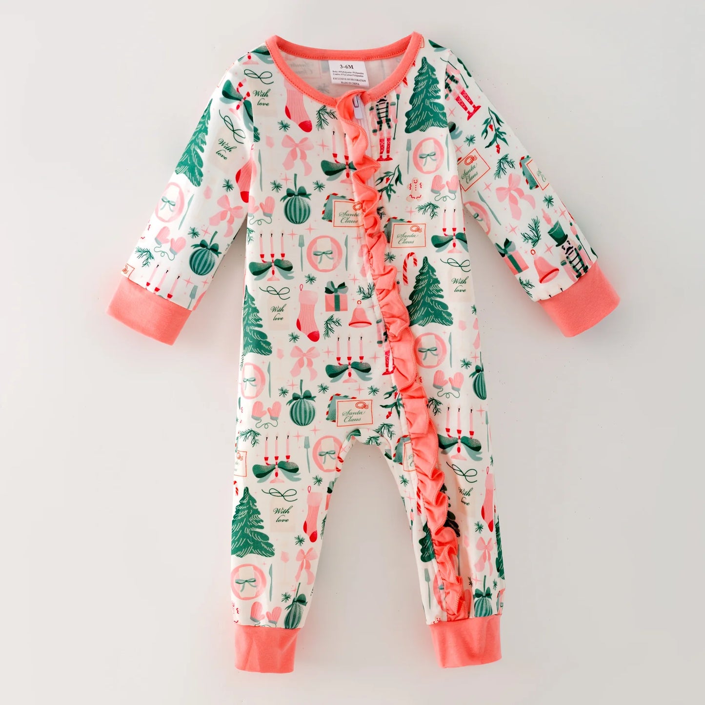 Christmas Rompers (sister match)
