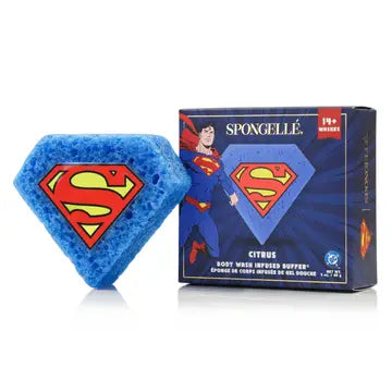 Superman Citrus Body Wash Infused Buffer