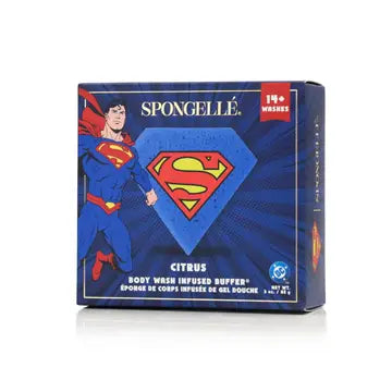 Superman Citrus Body Wash Infused Buffer