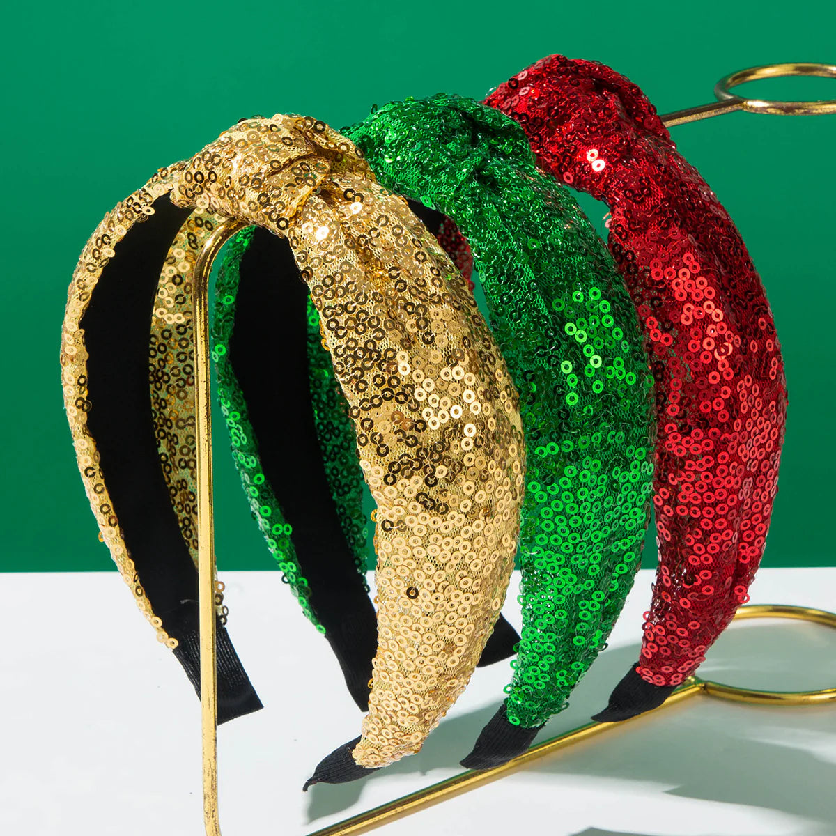 Headband - Glitter Red
