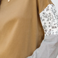 Floral Striped Patchwork Ruffled Sleeve Crew Neck
