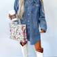 Raw Hem Denim Button Up Shirt Dress