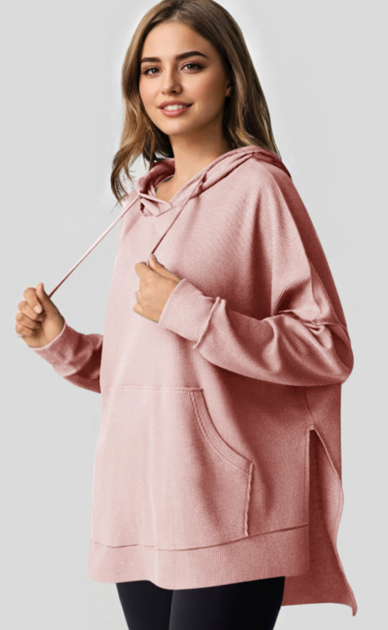 Waffle Knit Pullover