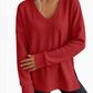Oversized Waffle Knit Pullover