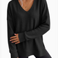 Oversized Waffle Knit Pullover