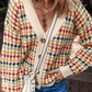 V Neck Sweater Cardigan
