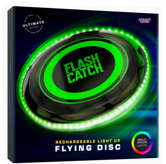Rechargeable Light-Up, Motion Activated Frisbee