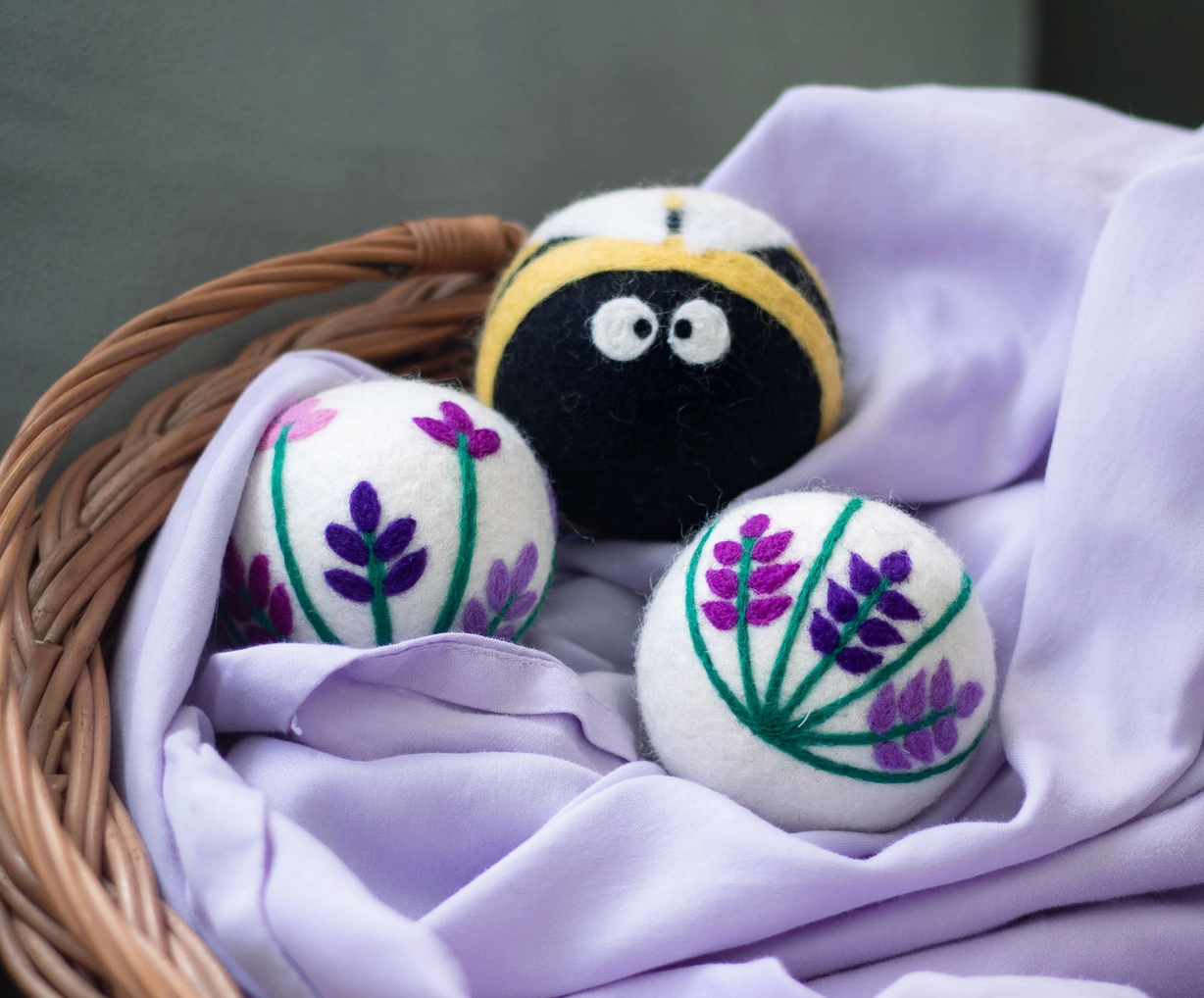 Wool Dryer Balls - Spring