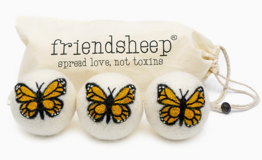 Wool Dryer Balls - Butterfly