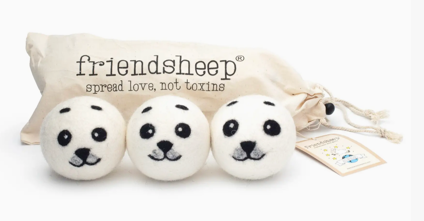Wool Dryer Balls - Polar Bear