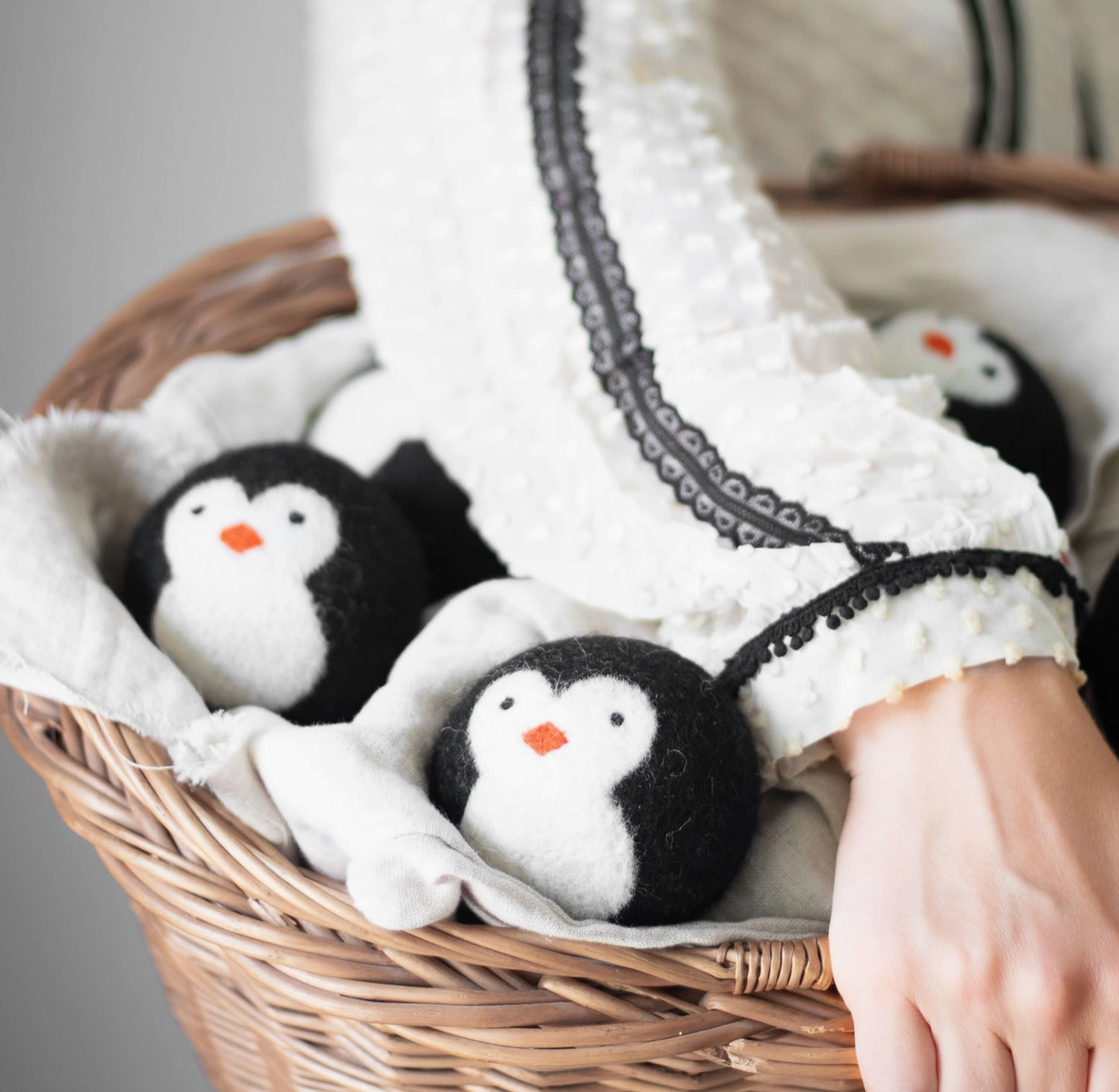 Wool Dryer Balls - Penguin