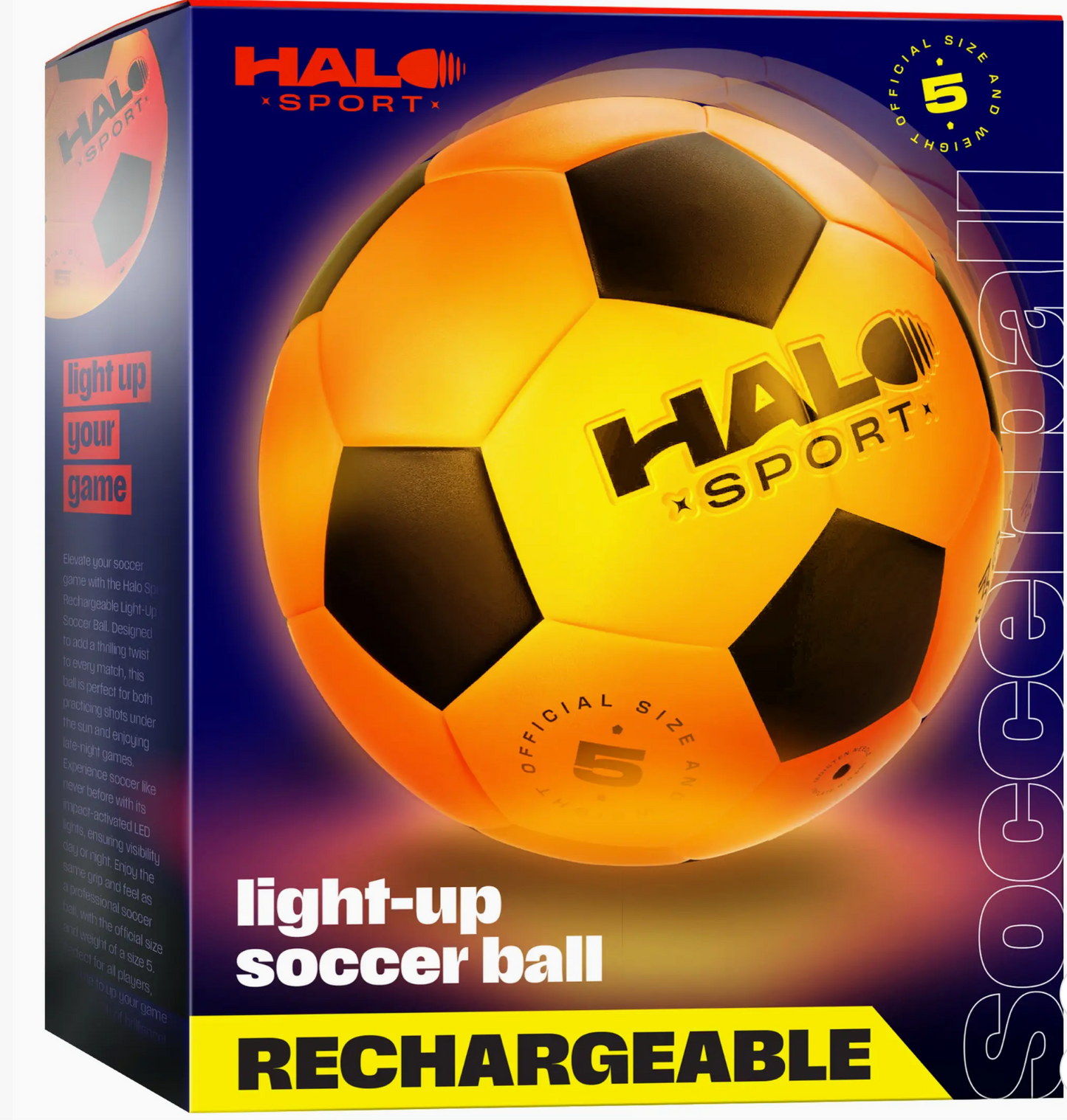 Rechargeable Light Up Soccer Ball