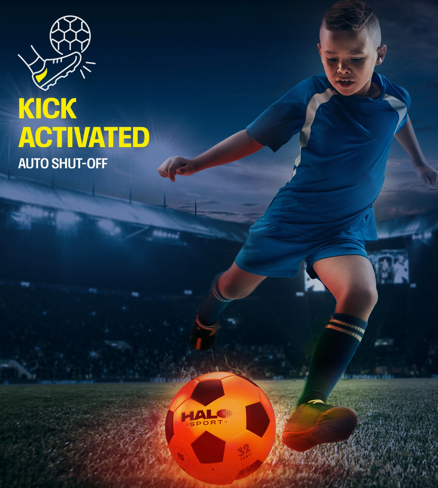 Rechargeable Light Up Soccer Ball