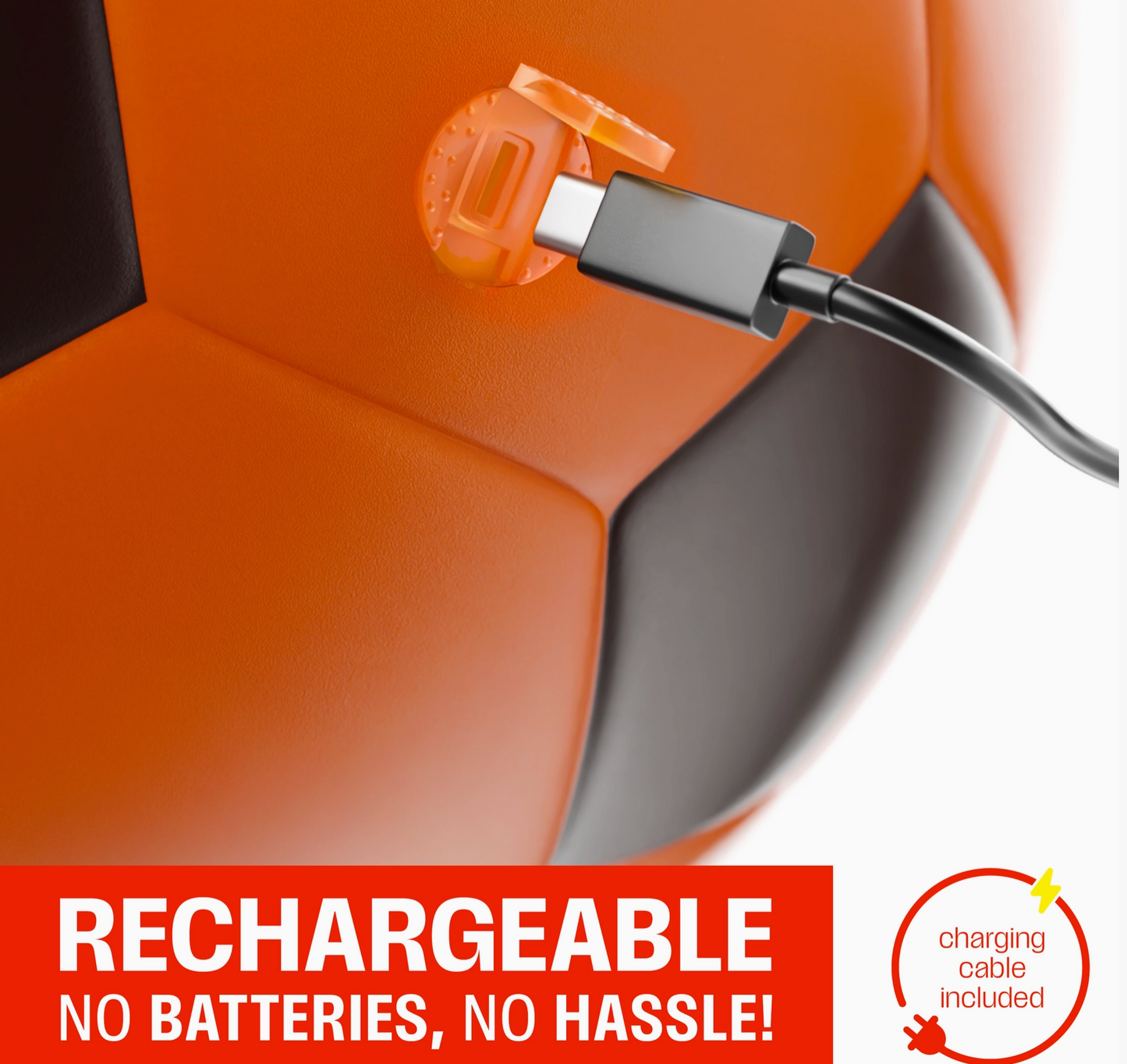 Rechargeable Light Up Soccer Ball