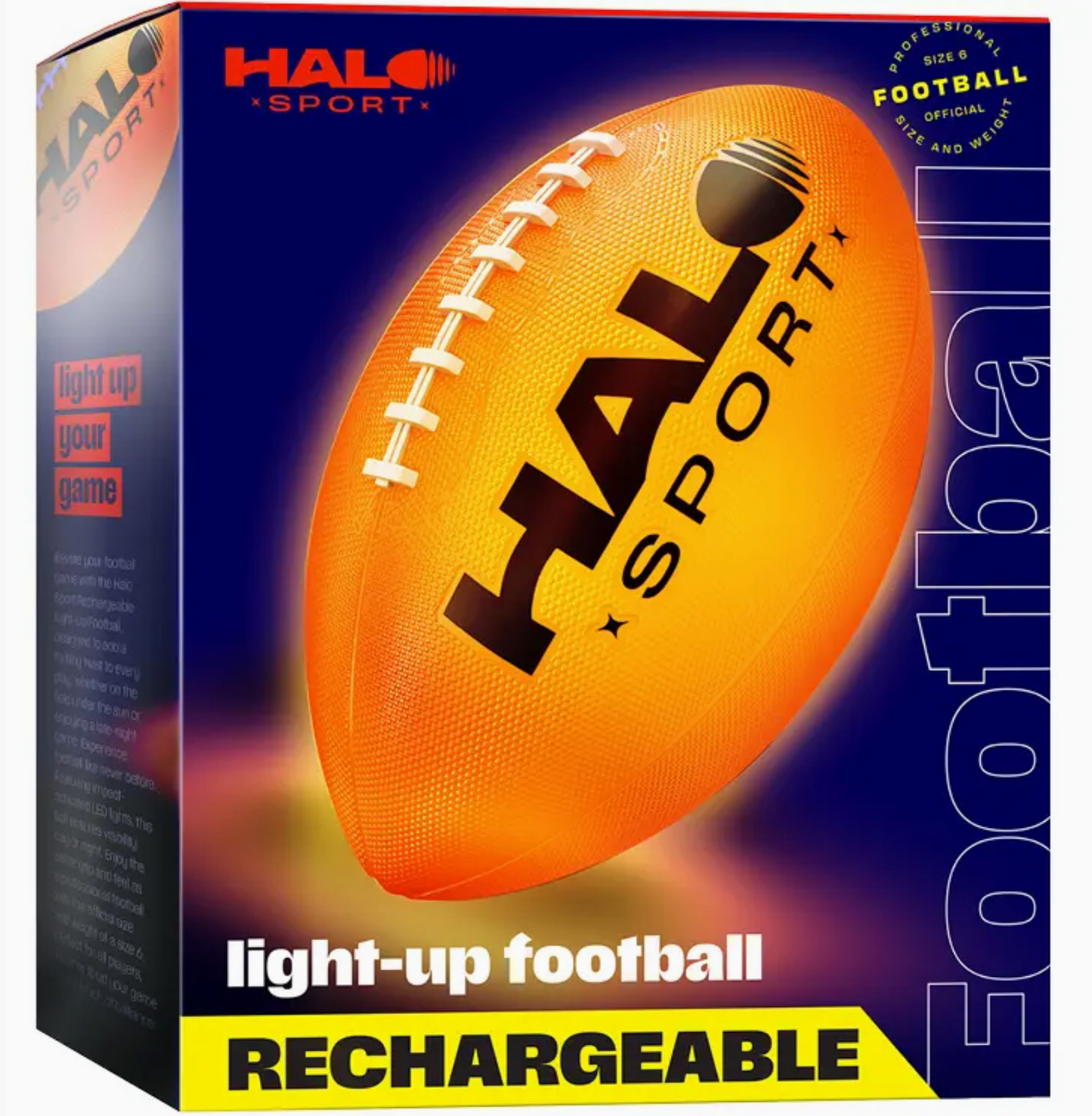 Rechargeable Light Up Football