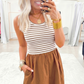Striped Colorblock Dress