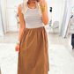 Striped Colorblock Dress