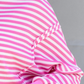 Pink Stripe Textured Knit Pullover