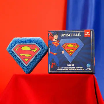Superman Citrus Body Wash Infused Buffer