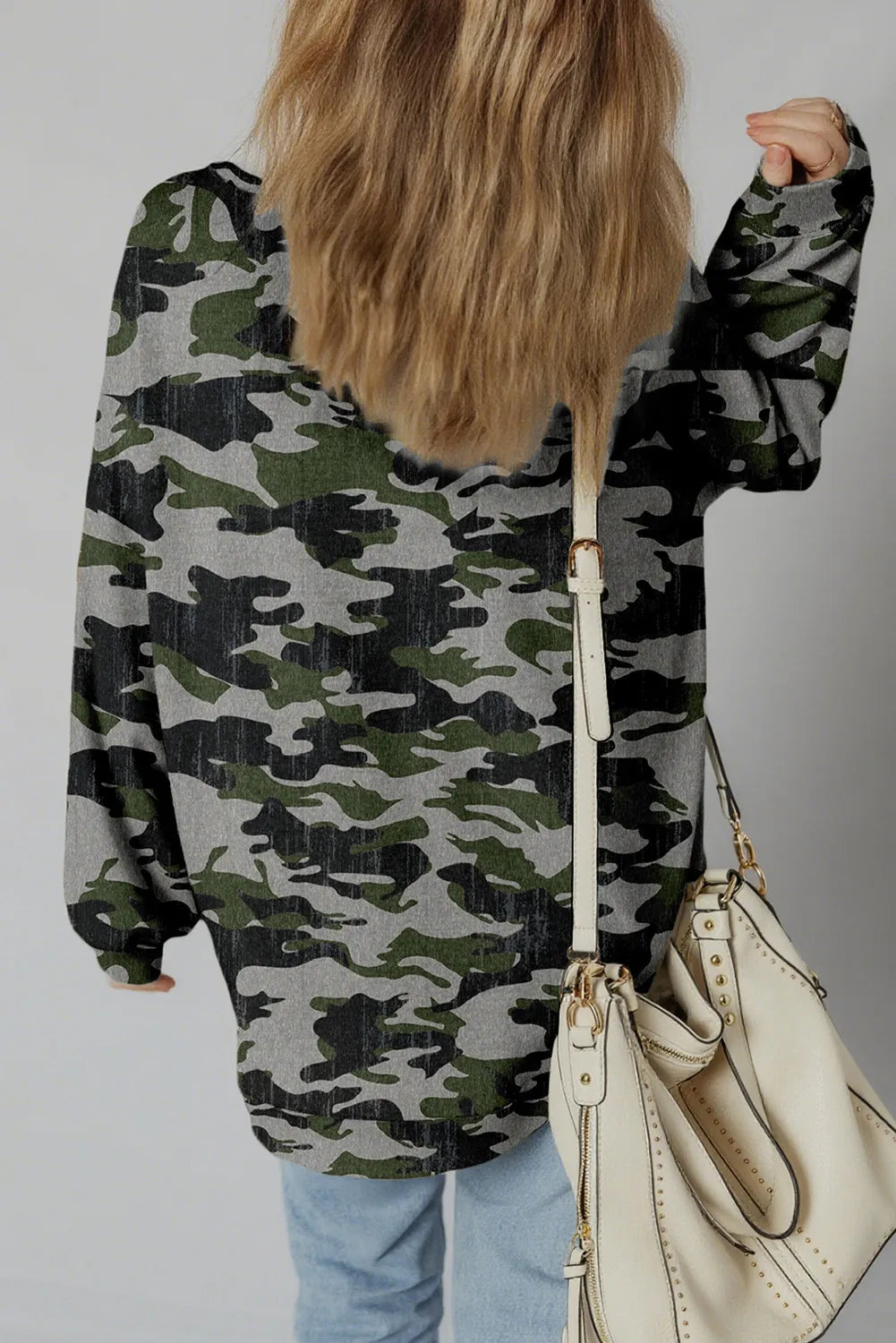 Exposed Seam Drop Shoulder Pullover
