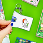 Sticker -Snowy Snoopy Mini Sticker Book Keychain