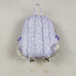 Backpack - Flower Purple Leopard