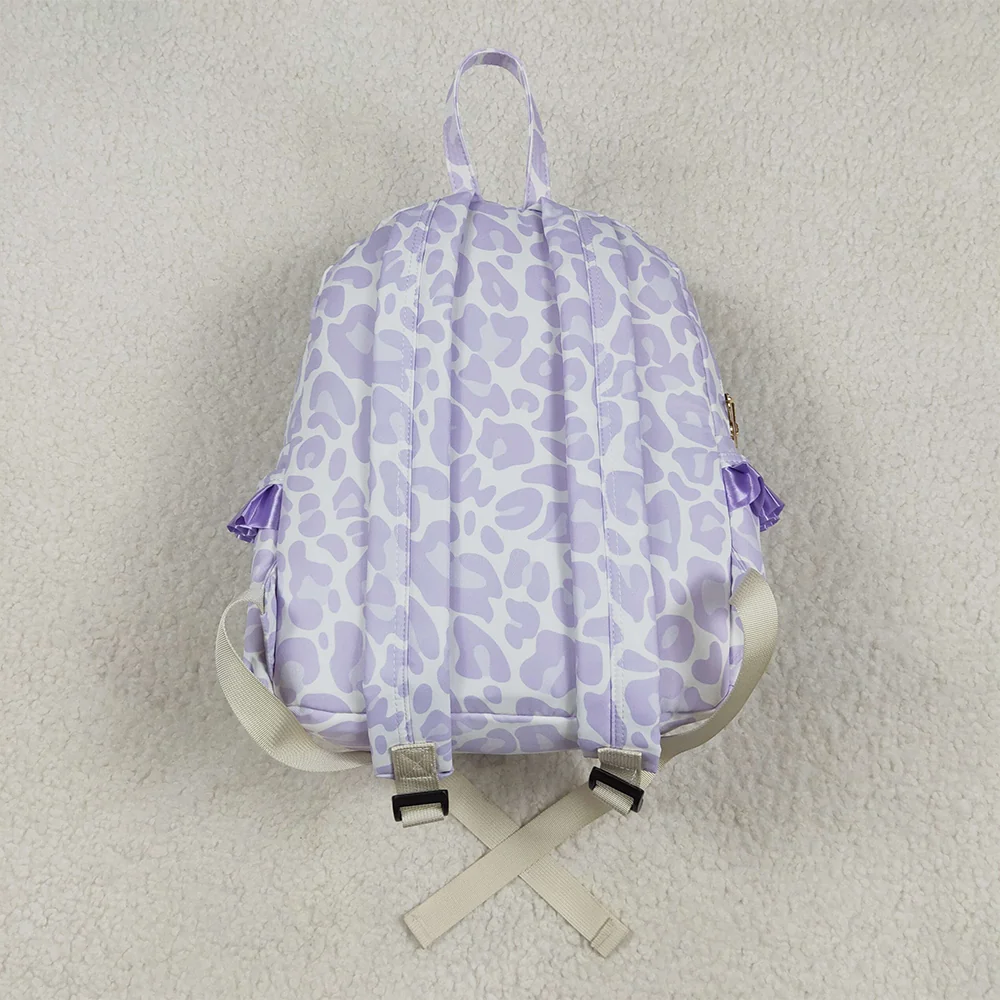 Backpack - Flower Purple Leopard