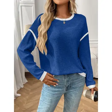 Round Neck Long Sleeved