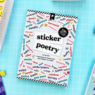 Sticker - Sticker Poetry Book: Trendy