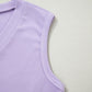 Ribbed V Neck Tank Dress