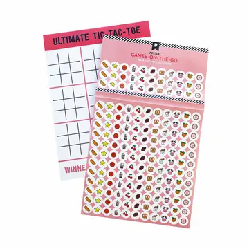 Sticker - Tic-Tac-Toe On-The-Go Pad