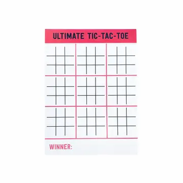 Sticker - Tic-Tac-Toe On-The-Go Pad