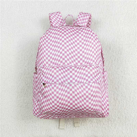Backpack - Pink Check