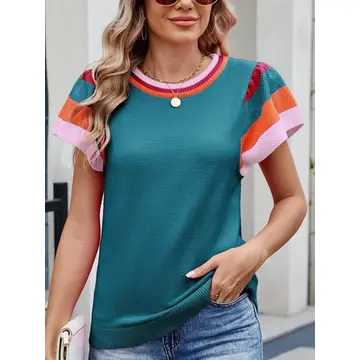 Round Neck Knit Top