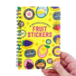 Fruit Sticker Journal Book