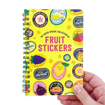 Fruit Sticker Journal Book