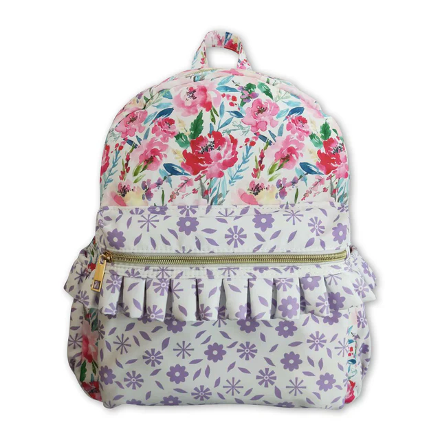 Backpack - Floral Ruffle