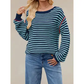 Striped Knitted Top