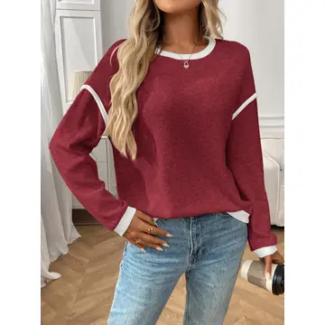 Round Neck Long Sleeved